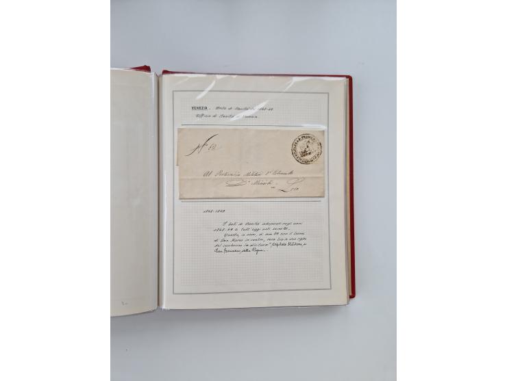 VENETIEN: 1549/1849, 40 Briefe und Dokumente, angefangen mit 4 frühen Briefen aus 1549 bis 1606, dabei u.a. ein Brief aus 154