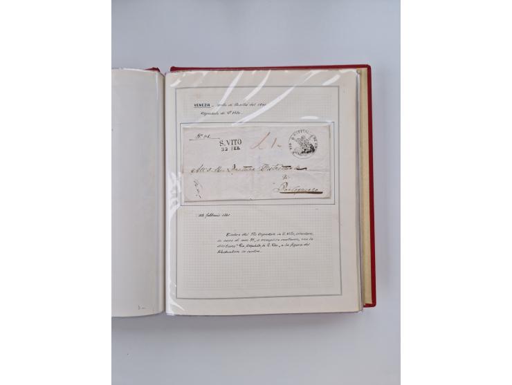 VENETIEN: 1549/1849, 40 Briefe und Dokumente, angefangen mit 4 frühen Briefen aus 1549 bis 1606, dabei u.a. ein Brief aus 154