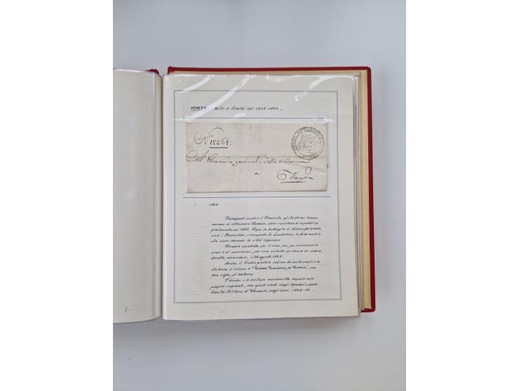 VENETIEN: 1549/1849, 40 Briefe und Dokumente, angefangen mit 4 frühen Briefen aus 1549 bis 1606, dabei u.a. ein Brief aus 154