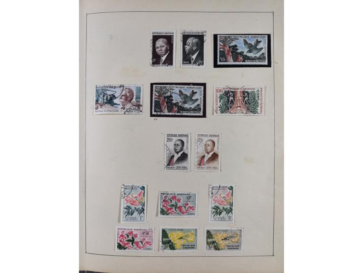 1895/1975 (ca) &nbsp;unsued and used collection French Colonies and successor states, with stamps from a.o. Algeria, Dahomey,