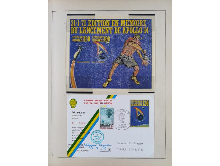 1895/1975 (ca) &nbsp;unsued and used collection French Colonies and successor states, with stamps from a.o. Algeria, Dahomey,