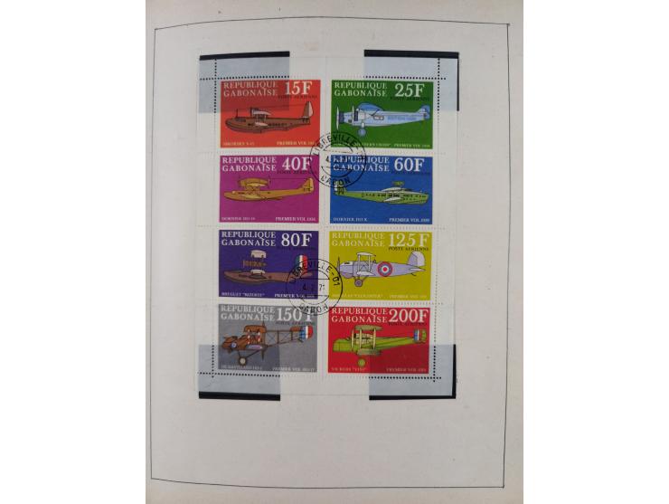 1895/1975 (ca) &nbsp;unsued and used collection French Colonies and successor states, with stamps from a.o. Algeria, Dahomey,