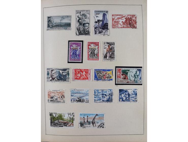 1895/1975 (ca) &nbsp;unsued and used collection French Colonies and successor states, with stamps from a.o. Algeria, Dahomey,