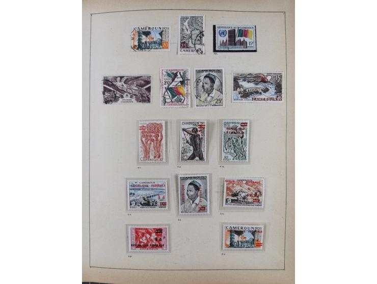 1895/1975 (ca) &nbsp;unsued and used collection French Colonies and successor states, with stamps from a.o. Algeria, Dahomey,