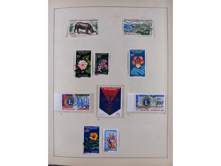 1895/1975 (ca) &nbsp;unsued and used collection French Colonies and successor states, with stamps from a.o. Algeria, Dahomey,