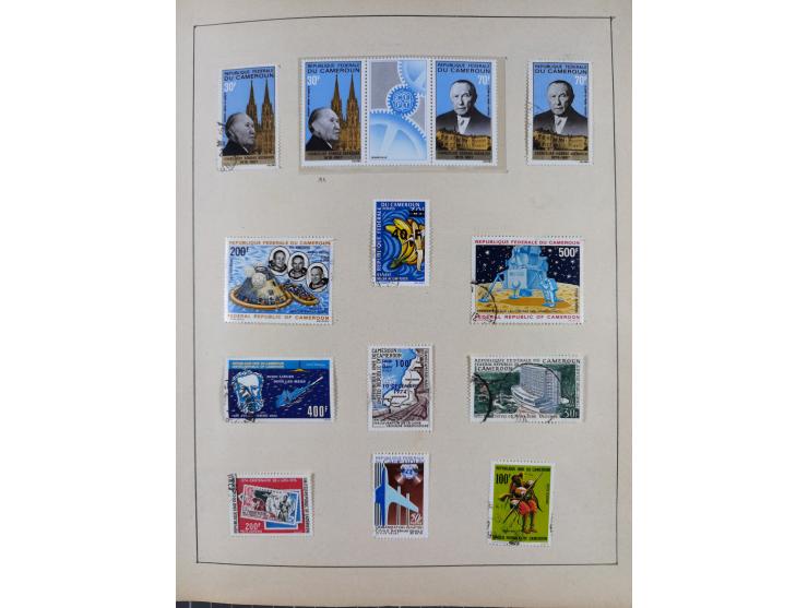 1895/1975 (ca) &nbsp;unsued and used collection French Colonies and successor states, with stamps from a.o. Algeria, Dahomey,