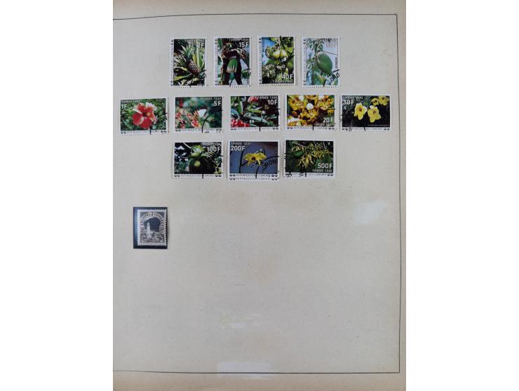 1895/1975 (ca) &nbsp;unsued and used collection French Colonies and successor states, with stamps from a.o. Algeria, Dahomey,