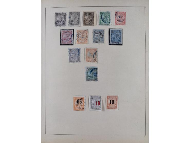 1895/1975 (ca) &nbsp;unsued and used collection French Colonies and successor states, with stamps from a.o. Algeria, Dahomey,
