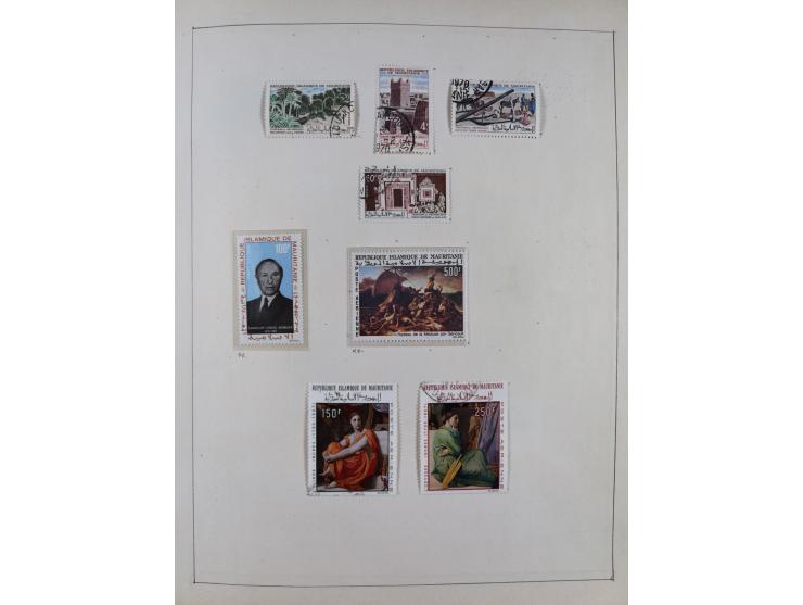 1895/1975 (ca) &nbsp;unsued and used collection French Colonies and successor states, with stamps from a.o. Algeria, Dahomey,
