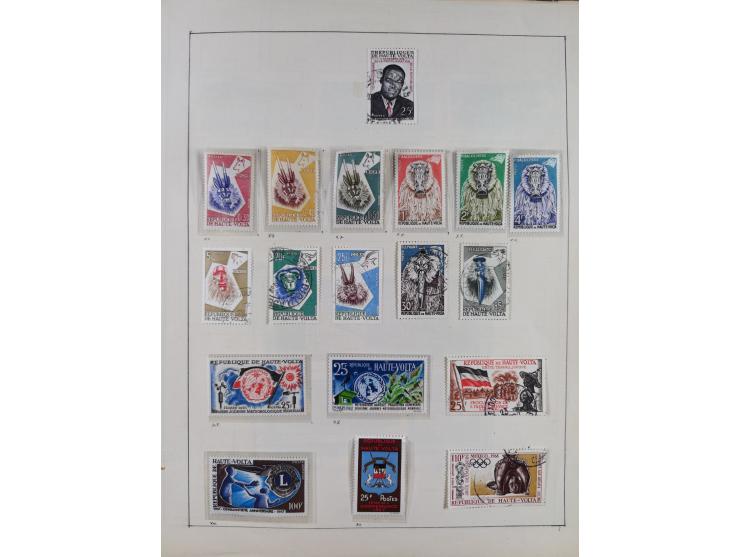 1895/1975 (ca) &nbsp;unsued and used collection French Colonies and successor states, with stamps from a.o. Algeria, Dahomey,