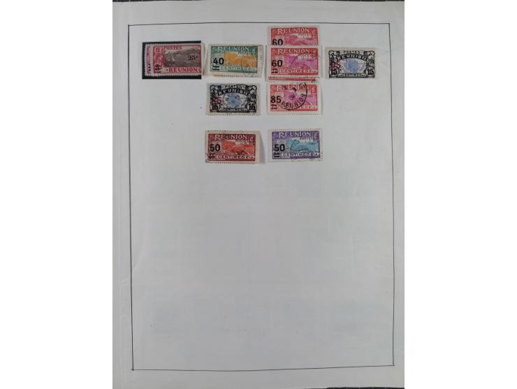 1895/1975 (ca) &nbsp;unsued and used collection French Colonies and successor states, with stamps from a.o. Algeria, Dahomey,