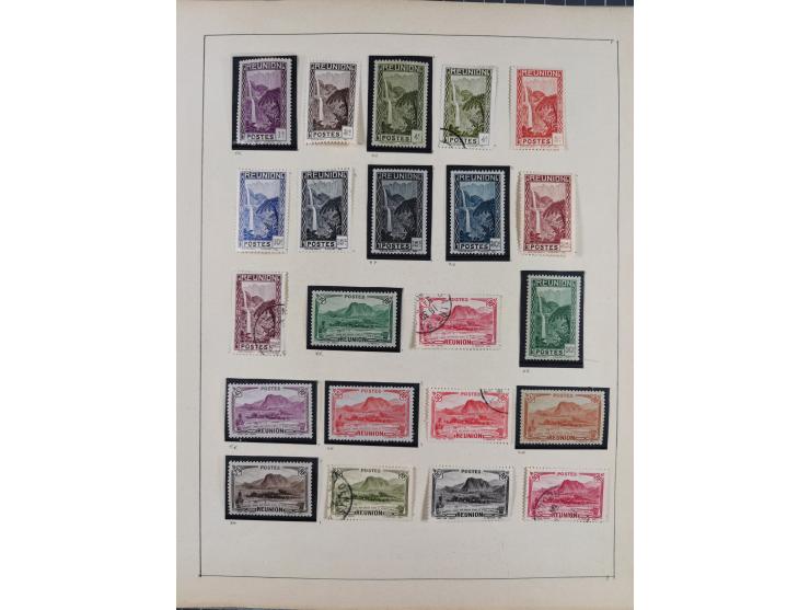 1895/1975 (ca) &nbsp;unsued and used collection French Colonies and successor states, with stamps from a.o. Algeria, Dahomey,