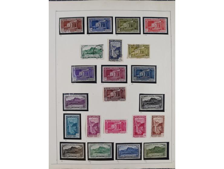 1895/1975 (ca) &nbsp;unsued and used collection French Colonies and successor states, with stamps from a.o. Algeria, Dahomey,