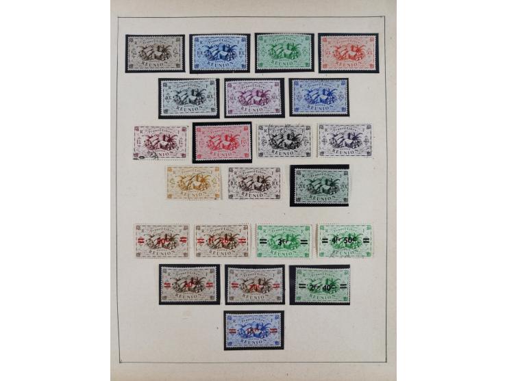 1895/1975 (ca) &nbsp;unsued and used collection French Colonies and successor states, with stamps from a.o. Algeria, Dahomey,