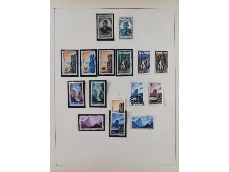 1895/1975 (ca) &nbsp;unsued and used collection French Colonies and successor states, with stamps from a.o. Algeria, Dahomey,