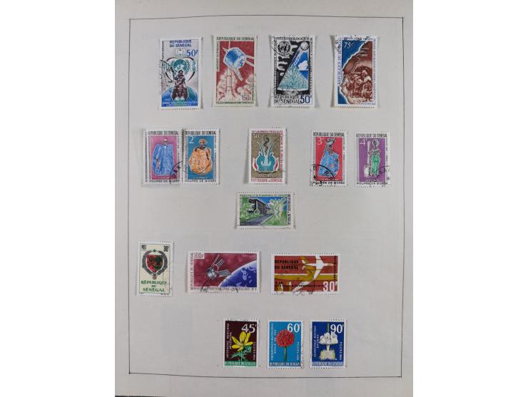 1895/1975 (ca) &nbsp;unsued and used collection French Colonies and successor states, with stamps from a.o. Algeria, Dahomey,