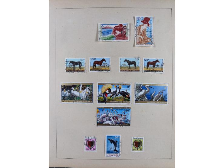 1895/1975 (ca) &nbsp;unsued and used collection French Colonies and successor states, with stamps from a.o. Algeria, Dahomey,