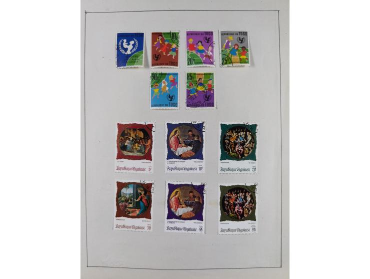 1895/1975 (ca) &nbsp;unsued and used collection French Colonies and successor states, with stamps from a.o. Algeria, Dahomey,