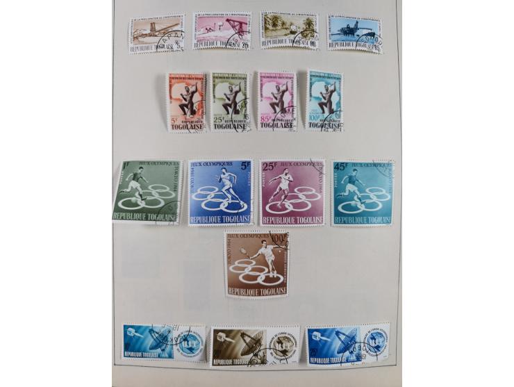1895/1975 (ca) &nbsp;unsued and used collection French Colonies and successor states, with stamps from a.o. Algeria, Dahomey,