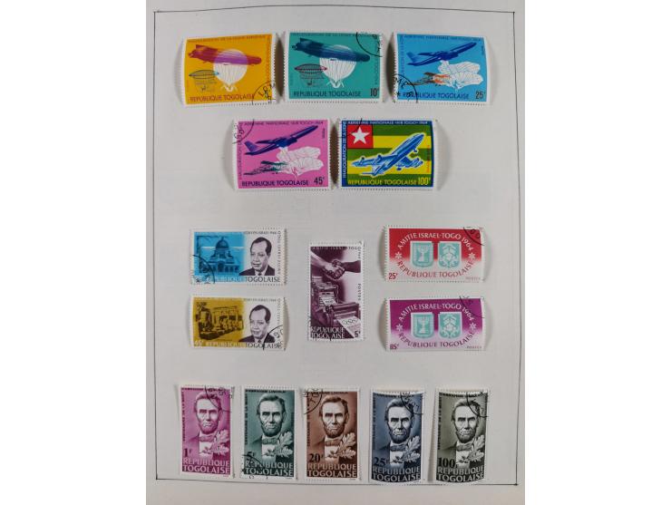 1895/1975 (ca) &nbsp;unsued and used collection French Colonies and successor states, with stamps from a.o. Algeria, Dahomey,