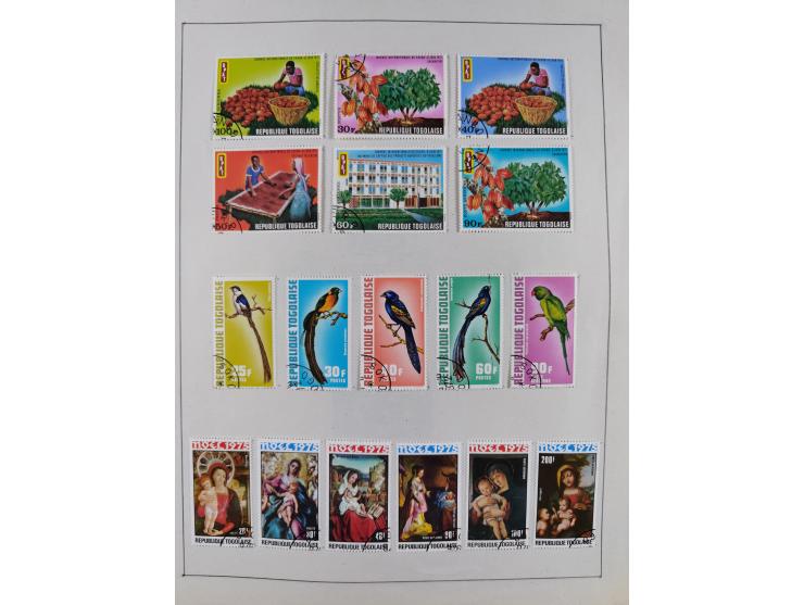 1895/1975 (ca) &nbsp;unsued and used collection French Colonies and successor states, with stamps from a.o. Algeria, Dahomey,