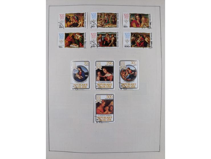 1895/1975 (ca) &nbsp;unsued and used collection French Colonies and successor states, with stamps from a.o. Algeria, Dahomey,