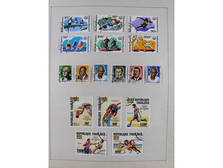 1895/1975 (ca) &nbsp;unsued and used collection French Colonies and successor states, with stamps from a.o. Algeria, Dahomey,