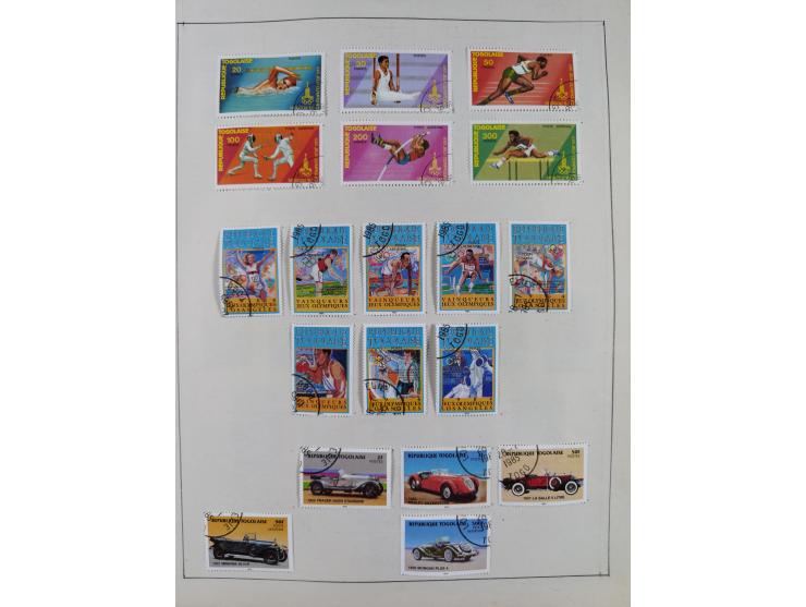 1895/1975 (ca) &nbsp;unsued and used collection French Colonies and successor states, with stamps from a.o. Algeria, Dahomey,