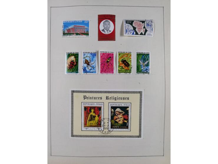 1895/1975 (ca) &nbsp;unsued and used collection French Colonies and successor states, with stamps from a.o. Algeria, Dahomey,