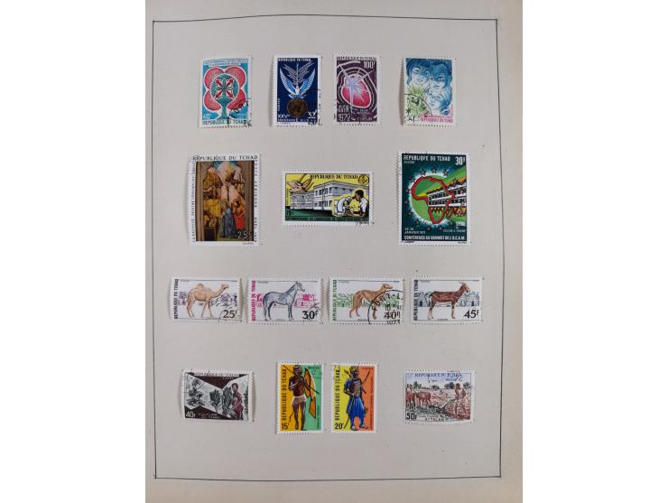 1895/1975 (ca) &nbsp;unsued and used collection French Colonies and successor states, with stamps from a.o. Algeria, Dahomey,