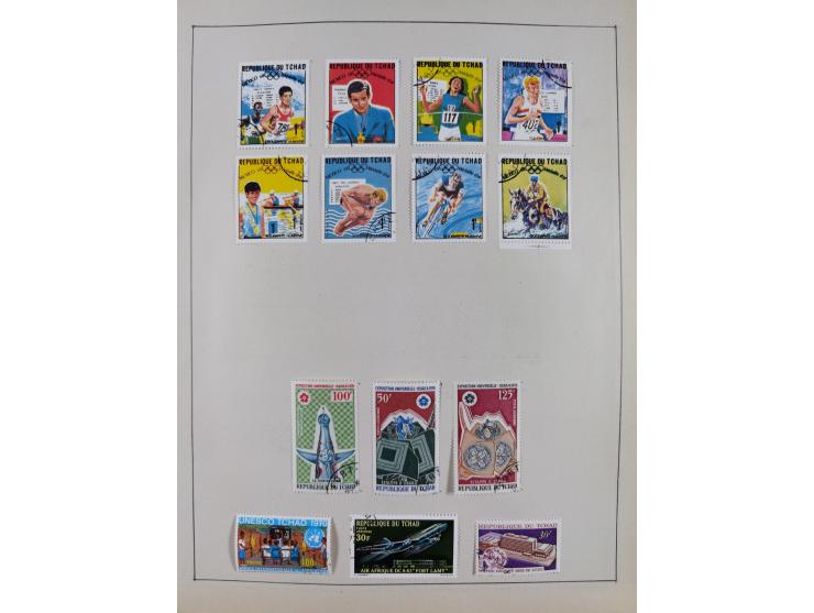 1895/1975 (ca) &nbsp;unsued and used collection French Colonies and successor states, with stamps from a.o. Algeria, Dahomey,