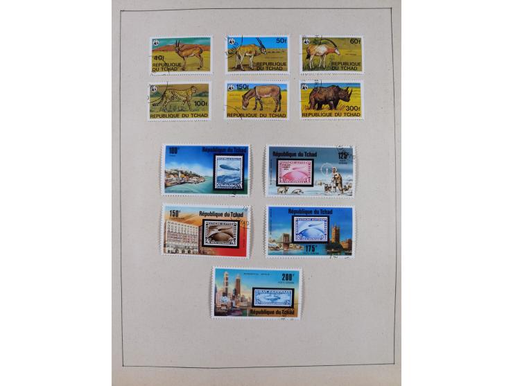 1895/1975 (ca) &nbsp;unsued and used collection French Colonies and successor states, with stamps from a.o. Algeria, Dahomey,