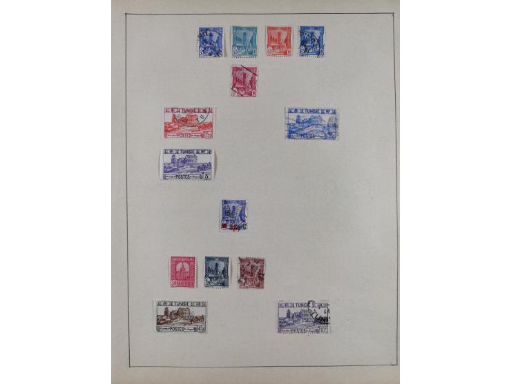 1895/1975 (ca) &nbsp;unsued and used collection French Colonies and successor states, with stamps from a.o. Algeria, Dahomey,