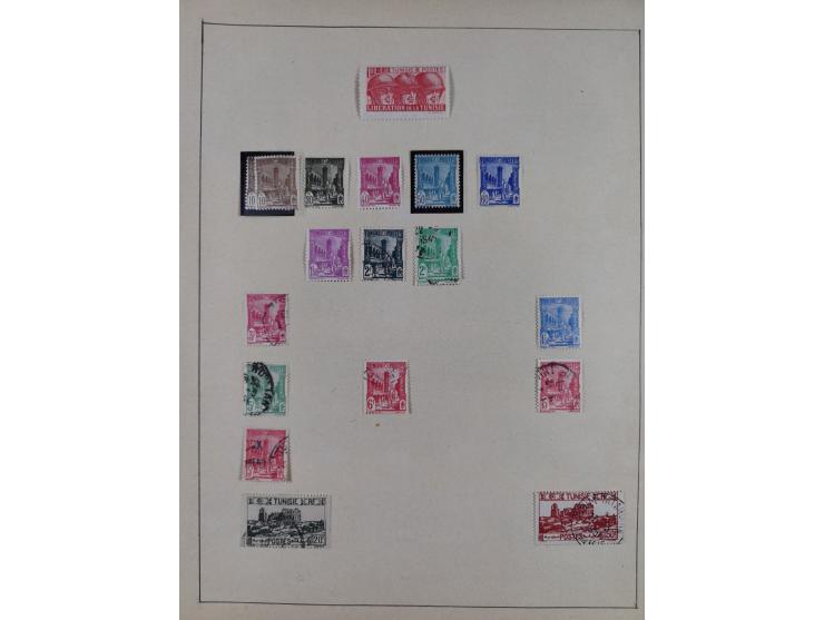 1895/1975 (ca) &nbsp;unsued and used collection French Colonies and successor states, with stamps from a.o. Algeria, Dahomey,