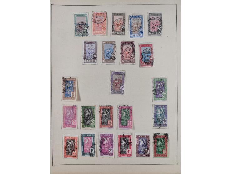 1895/1975 (ca) &nbsp;unsued and used collection French Colonies and successor states, with stamps from a.o. Algeria, Dahomey,