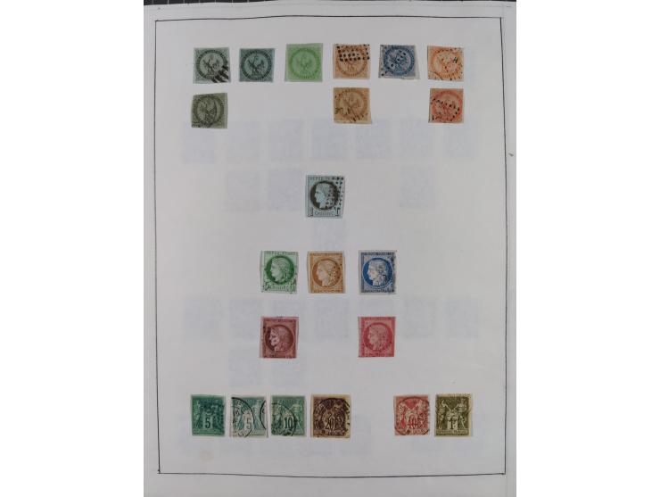 1895/1975 (ca) &nbsp;unsued and used collection French Colonies and successor states, with stamps from a.o. Algeria, Dahomey,