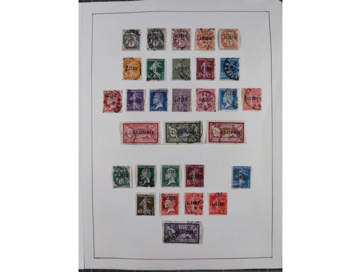 1895/1975 (ca) &nbsp;unsued and used collection French Colonies and successor states, with stamps from a.o. Algeria, Dahomey,