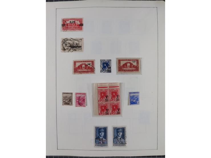 1895/1975 (ca) &nbsp;unsued and used collection French Colonies and successor states, with stamps from a.o. Algeria, Dahomey,