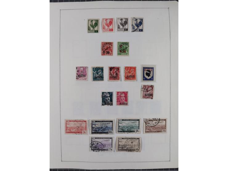 1895/1975 (ca) &nbsp;unsued and used collection French Colonies and successor states, with stamps from a.o. Algeria, Dahomey,
