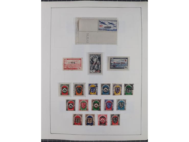1895/1975 (ca) &nbsp;unsued and used collection French Colonies and successor states, with stamps from a.o. Algeria, Dahomey,