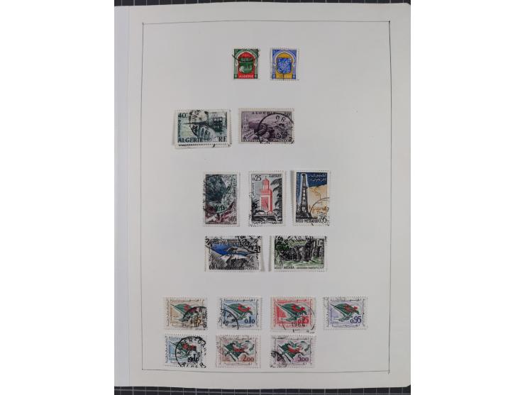 1895/1975 (ca) &nbsp;unsued and used collection French Colonies and successor states, with stamps from a.o. Algeria, Dahomey,