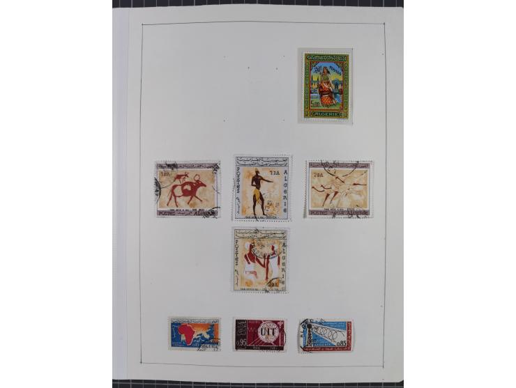 1895/1975 (ca) &nbsp;unsued and used collection French Colonies and successor states, with stamps from a.o. Algeria, Dahomey,