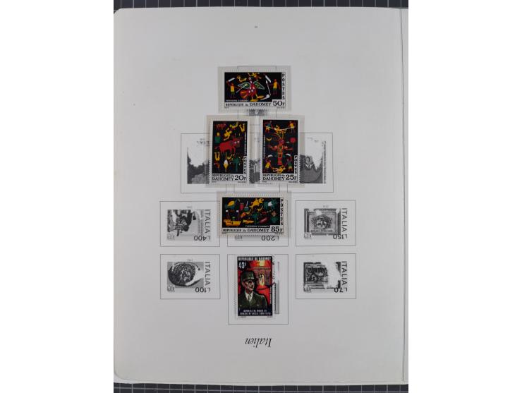 1895/1975 (ca) &nbsp;unsued and used collection French Colonies and successor states, with stamps from a.o. Algeria, Dahomey,