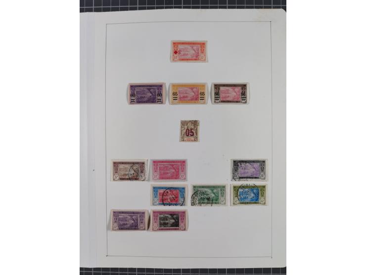 1895/1975 (ca) &nbsp;unsued and used collection French Colonies and successor states, with stamps from a.o. Algeria, Dahomey,