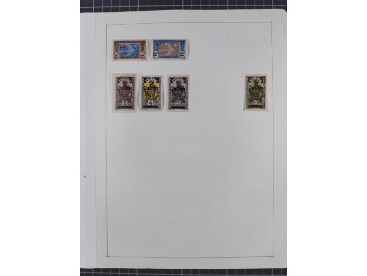 1895/1975 (ca) &nbsp;unsued and used collection French Colonies and successor states, with stamps from a.o. Algeria, Dahomey,