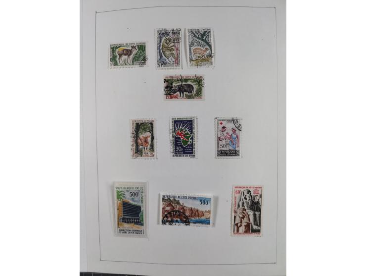 1895/1975 (ca) &nbsp;unsued and used collection French Colonies and successor states, with stamps from a.o. Algeria, Dahomey,