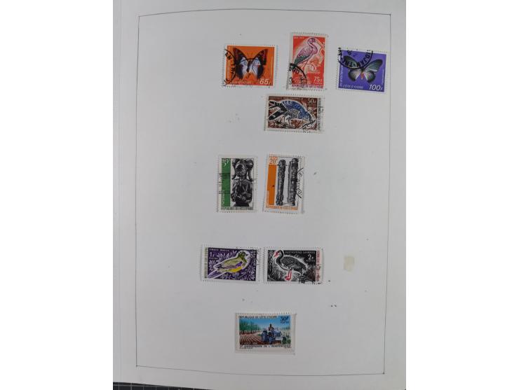 1895/1975 (ca) &nbsp;unsued and used collection French Colonies and successor states, with stamps from a.o. Algeria, Dahomey,