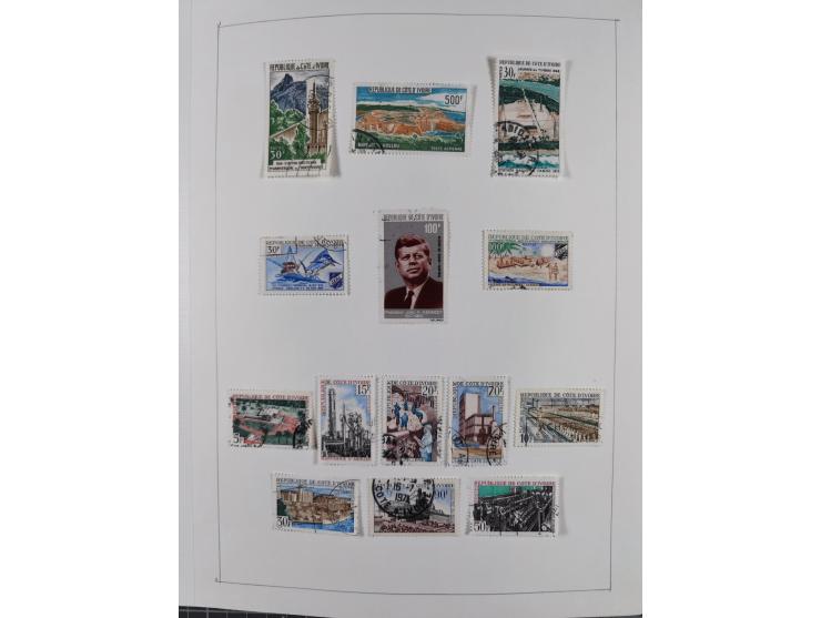 1895/1975 (ca) &nbsp;unsued and used collection French Colonies and successor states, with stamps from a.o. Algeria, Dahomey,