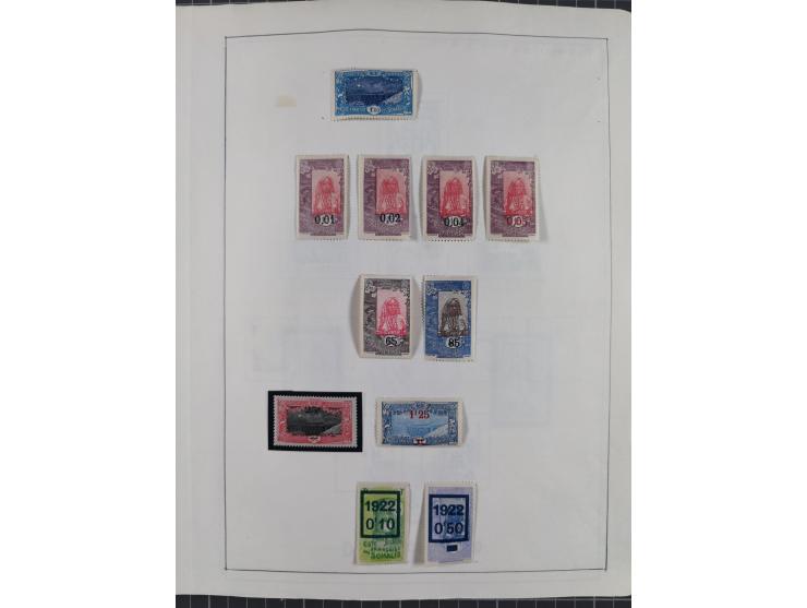 1895/1975 (ca) &nbsp;unsued and used collection French Colonies and successor states, with stamps from a.o. Algeria, Dahomey,