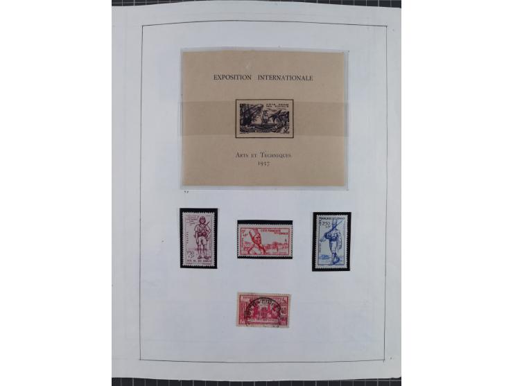 1895/1975 (ca) &nbsp;unsued and used collection French Colonies and successor states, with stamps from a.o. Algeria, Dahomey,